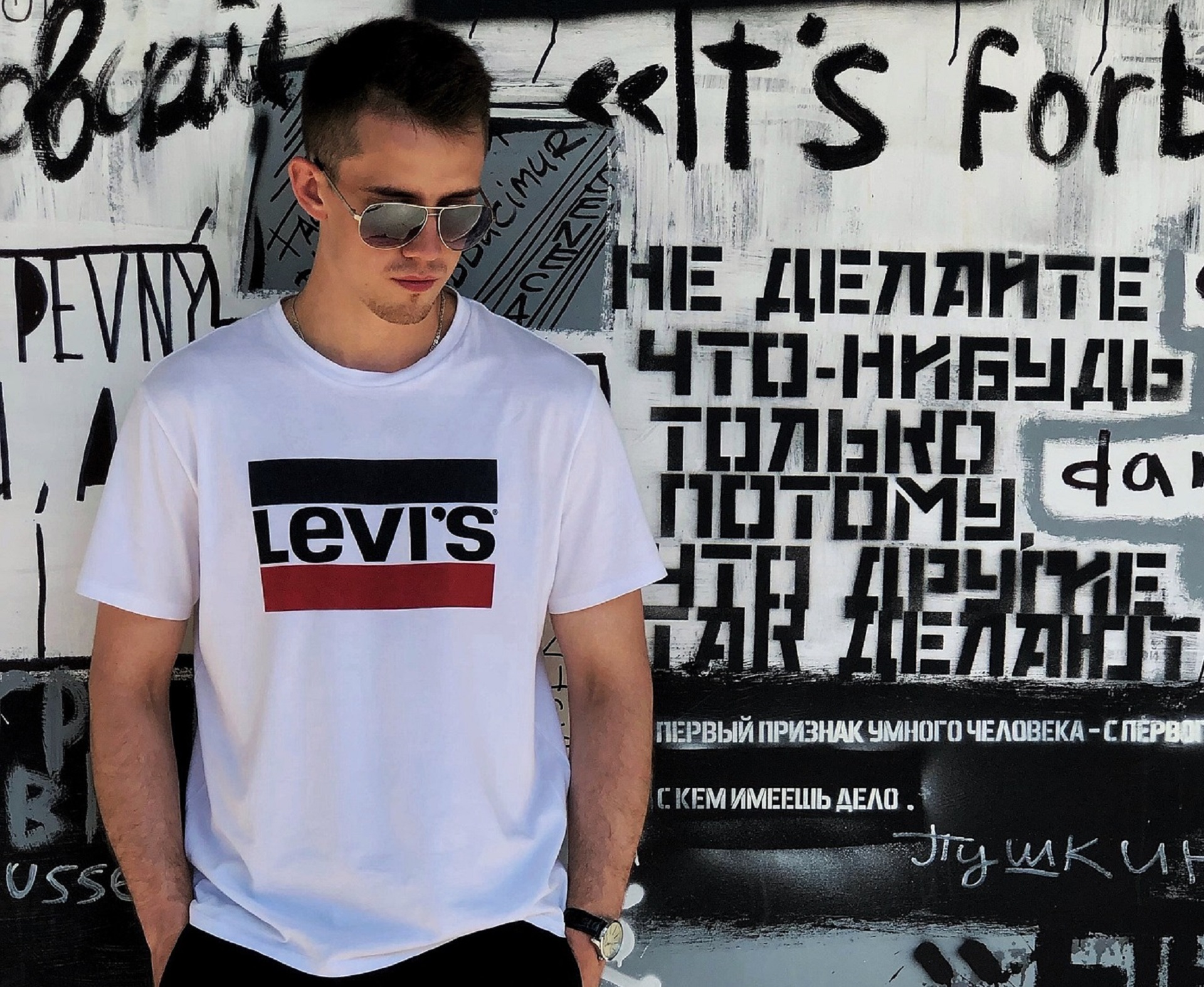 T-shirt Levi's homme : comment porter le maillot en coton modèle graphique sportswear ?Levi's ?