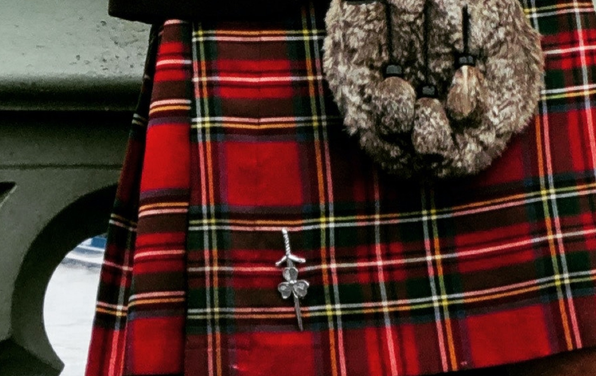 Broche lestée pour jupe à carreaux traditionnelle d'Écosse-épingle à nourrice à l'ancienne ou broche pour kilt-grosse epingle a nourrice broche
