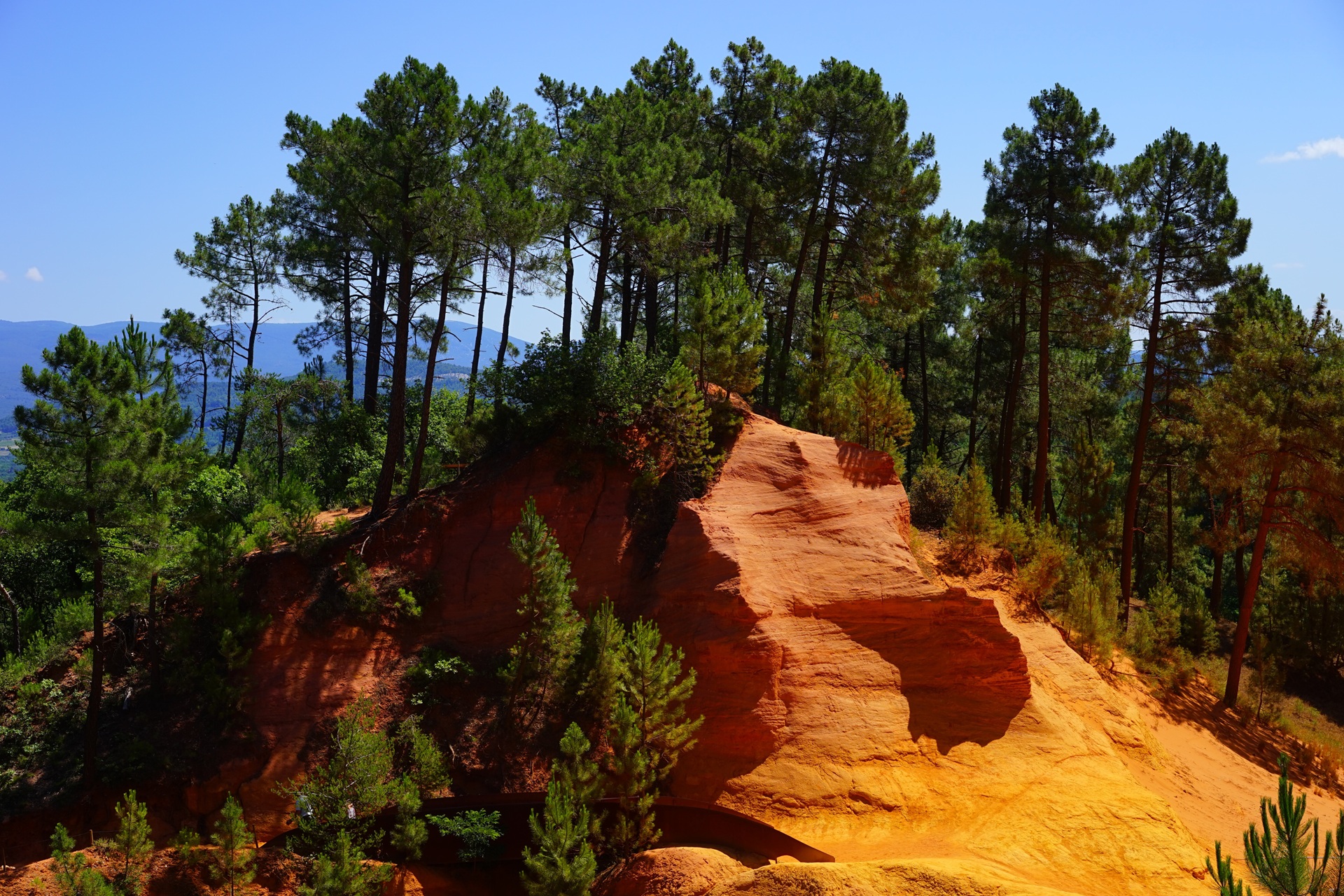 Colorado de Rustrel : site d'ocres du vaucluse